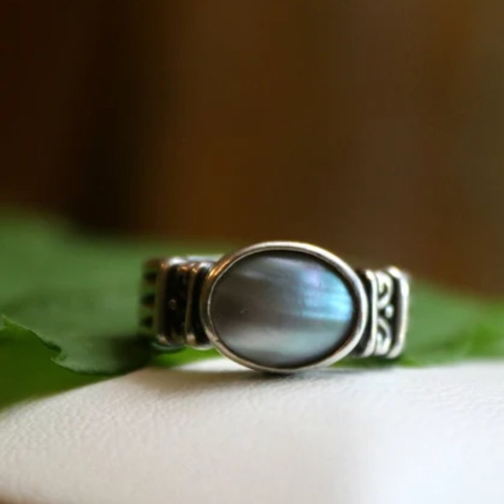 ANTIQUE Pearl Ring | Designer | June Birthstone | Rare Ring | Sterling Silver